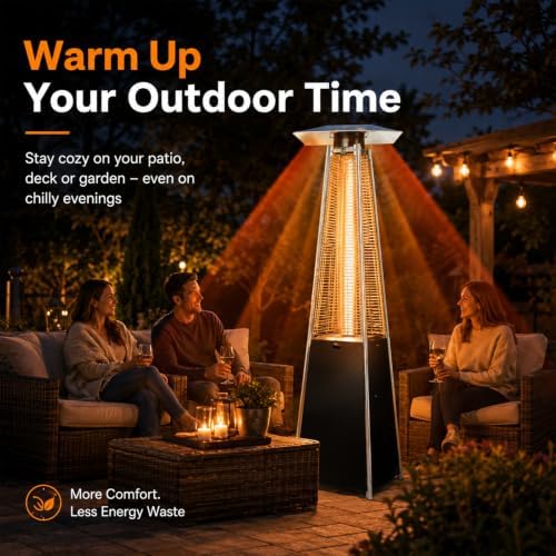 4-Sided Square Patio Heater Reflector Shield – Hole Distance 4 Inches - Image 7