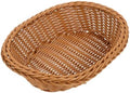 Oval Plastic Woven Basket Xmas for Bread, Fruit, Storage Use by PRETYZOOM