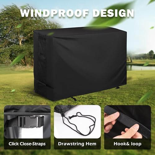 Griddle Cover for Blackstone 1819 Griddle and Charcoal Combo, Grill Cover for Blackstone 17" Propane Griddle and Charcoal Grill Combo-Protective and Waterproof - Image 5