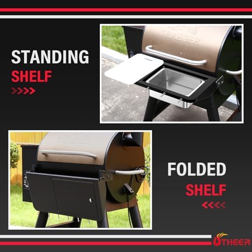 Utheer Upgraded Folding Front Shelf for Traeger Pro 22/575, Ironwood 650 - Image 5