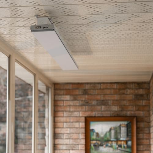 Dimplex DLW Wall/Ceiling Radiant Patio Heater - 2400W - White, 240V - Image 2