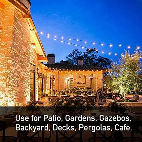 Banord 102 FT Outdoor String Lights, Waterproof Patio Lights with 35 Bulbs - Image 7