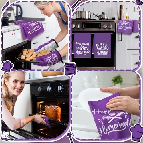 Sratte 6 Pcs Kitchen Decor Accessories Set, Kitchen, Purple - Image 5