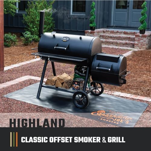 Oklahoma Joe's Highland Offset Charcoal Smoker and Grill with 900 sq. in. Cooking Area in Black - Image 2