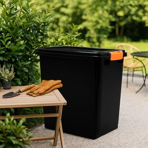 Maxdot 3 Sets 33lb Dry Pellet Storage Bin Pack with Scoops and Labels Grill Accessories Wood Pellet Storage Containers with Flavor Stickers Airtight for Grill Pellets - Image 5