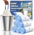 Small 2 Gallon Trash Bags Drawstring,0.96 Mil,Unscented,120 Count by TFORING%C2%AE