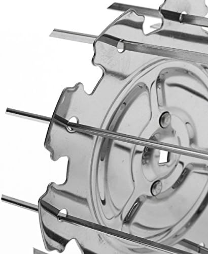 Stainless Steel BBQ Grill Cage Vegetable Meat Skewer Kebab Maker for Rotisserie Oven Roaster - Image 6
