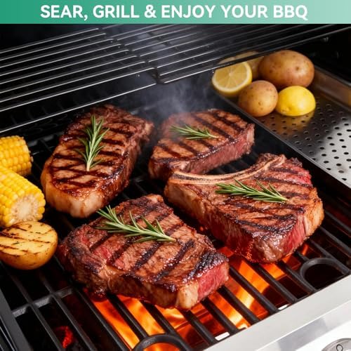 463448021 463449021 17" Grill Grates for Charbroil Performance 5 Burner - Image 5