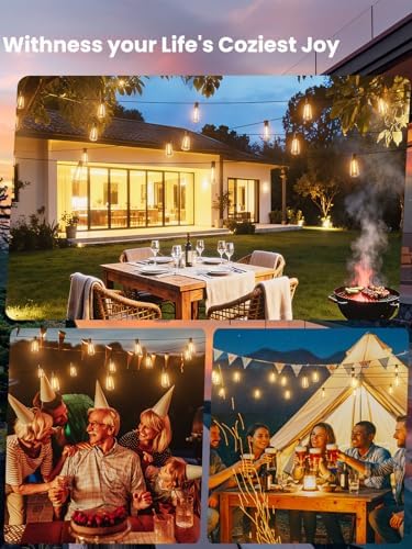 Svater 300 FT Outdoor String Lights LED, Waterproof for Outside Patio - Image 6