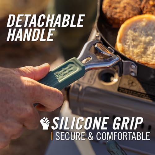 Gerber Gear ComplEAT Griddle - Portable, Nonstick Outdoor Camping Griddle - Premium Camping Cookware - Features Detachable Handle - Image 3