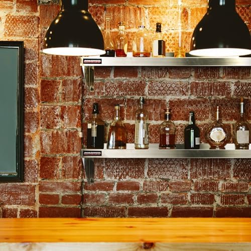 DuraSteel Stainless Steel Wall Shelf - 48" Wide x 12" Deep Commercial Grade - NSF Certified - Industrial Appliance Equipment (Restaurant, Bar, Home, Kitchen, Laundry, Garage and Utility Room) - Image 2