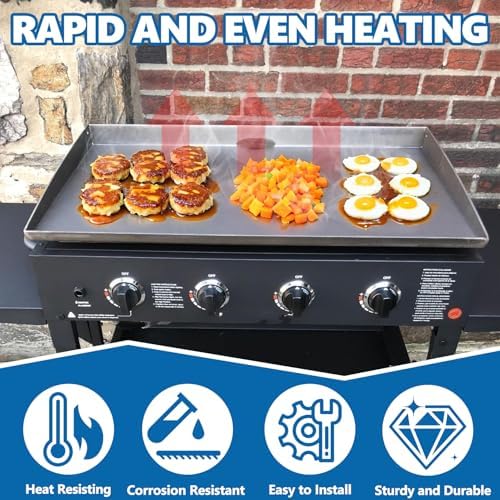 36 Inch Griddle Replacement Top for Blackstone 36" 4 Burner Griddle Grill - Image 3