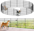 Metal Garden Fence with Gate 28 in x 35 ft, Dog Fence Outdoor for Yard by FOREHOGARGARDEN%EF%BC%86HOME