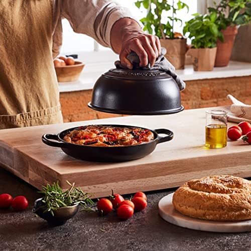Le Creuset Enameled Cast Iron Round Bread Oven, 9.5 inch, Licorice - Image 4