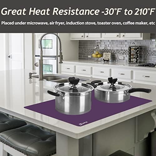 Extra Large Silicone Mat Kitchen Counter Heat Resistant Table Mat 36" x 24" - Image 4