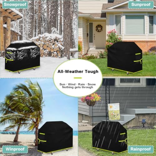 [Upgraded Reinforced Thickened Fabric]48 inch Grill Cover for Outdoor Grill - Image 6