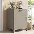 Wisteria Lane Outdoor Storage Cabinet with Drawers, Aluminum Modular Outdoor Kitchen, All Weather Kitchen Island for Patio, BBQ, Backyard by WisteriaLane