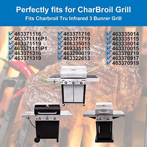 17" Grill Grates for CharBroil 3 Burner 463370719 463371116 463633316 - Image 2