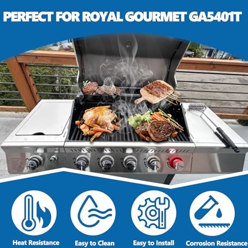 Elevated Warming Rack for Royal Gourmet GA5401T 5-Burner – Stainless Steel - Image 5