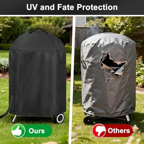 LBTING Grill Cover, 26-inch Heavy Duty Waterproof BBQ Gas Grill Cover - Image 5