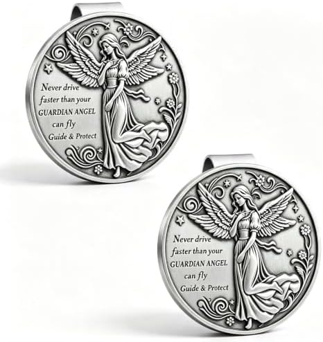 Guardian Angel Visor Clip, Car Accessory Safe Driving Gift 2PCS by Unknown