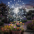 btfarm 1 Pack Solar Garden Lights Outdoor, 8 Modes Firework Lights Outside by btfarmdecorativelighting