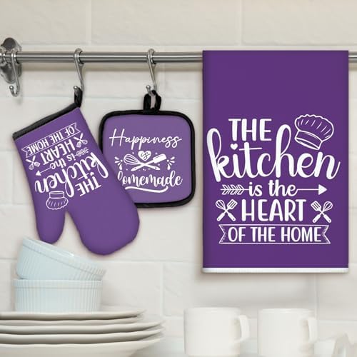 Sratte 6 Pcs Kitchen Decor Accessories Set, Kitchen, Purple - Image 2