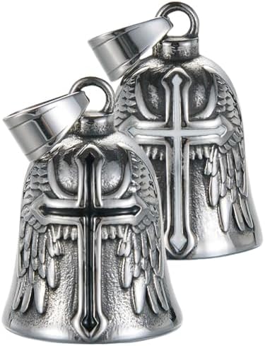 Motorcycle Bell Guardian Angel Gremlin Lucky Charm Gift For Riders by CTZSRGuardianAngelGoodLuckBells