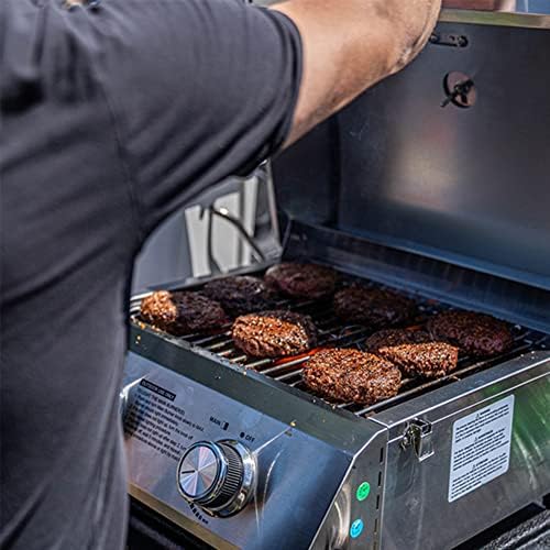 Monument Grills Tabletop Propane Gas Grill for Outdoor Portable Camping Cooking with BBQ Cover(2 items) - Image 4