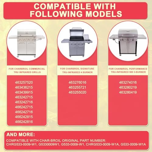 Full-Size Griddle Inserts for Charbroil Commercial Tru Infrared Gas Grills - Image 4