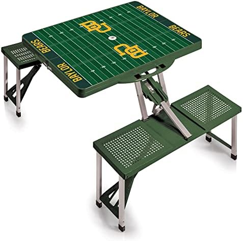 PICNIC TIME NCAA North Carolina Tar Heels Folding Picnic Table - Camping Table - Outdoor Table with Umbrella Hole by PicnicTimeFamilyofBrands