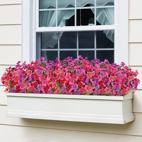 AGIRL Artificial Flowers Outdoor UV Resistant Fake Plant Garden Patio Decor - Image 6