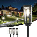 JEJOT Solar Pathway Lights Outdoor Waterproof, 4 Pack Solar Walkway Lights by JEJOT