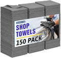 Microfiber Cleaning Cloth,150 Pack Grey Cleaning Rags by HOMERHYME