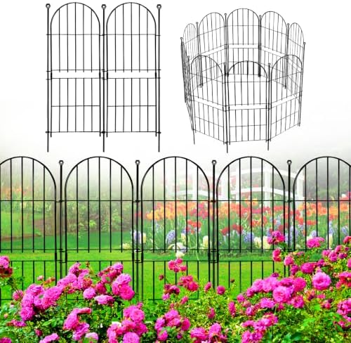 Decorative Garden Fence, 31in (H) x 10ft(L) No Dig Fence by Thrivinest