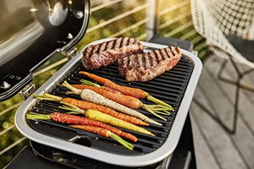Weber Lumin Compact Outdoor Electric Barbecue Grill, Light Blue - Great Small Spaces such as Patios, Balconies, and Decks, Portable and Convenient - Image 4