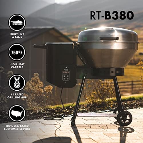 recteq Pellet Grill RT-B380 Bullseye, BBQ, Outdoor, and Electric Pellet Smoker Grill, Electric Smokers, Uses 100% Wood Pellets for Ribs, Brisket, Chicken, Sear, Smoke - Image 2