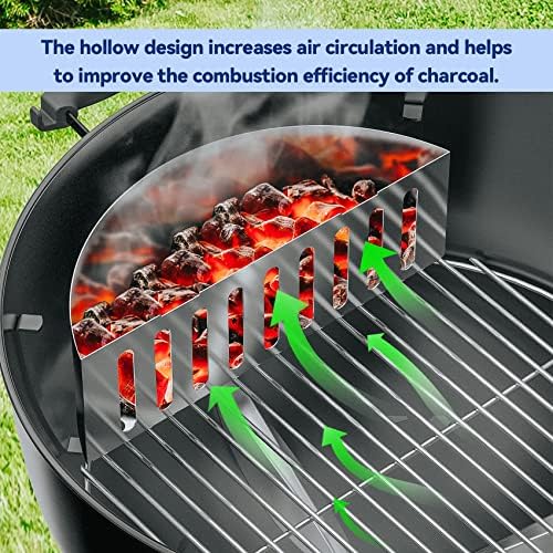 Skyflame 2 PCS Stainless Steel Charcoal Basket Holder for 22”/26” Kettle - Image 3