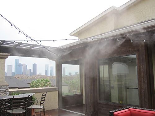 Residential Patio Misting System- Made in USA Pump- 200 psi Mid Pressure Patio Misting System-12 Nozzles Misting System. Cools by up to 30 Degrees. - Image 4