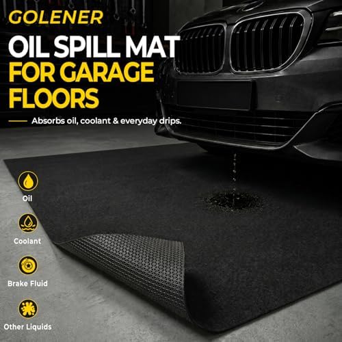 2-Pack Heavy Duty Oil Spill Mat, Oil Mat, Garage Floor Mats, 29"x36" - Image 5