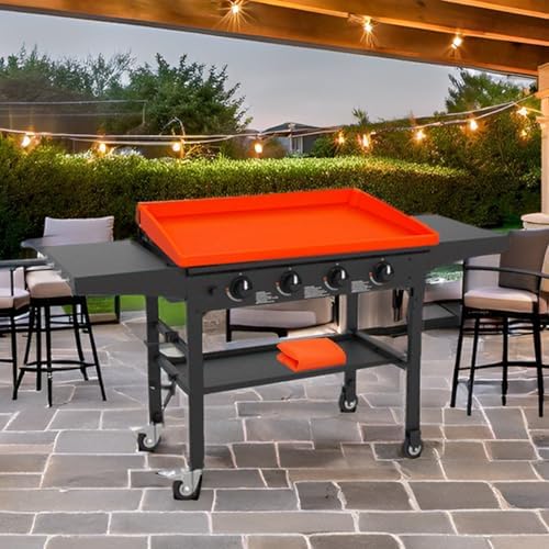 28 Inch Food Grade Silicone Griddle Mat for Blackstone Grill, Upgraded Full-edge Griddle Cover, Protect Griddle from Dirt and Rust (Does not fit 28" XL) - Image 2