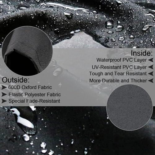 7150 Grill Cover for Weber Premium Kettle Charcoal, 22 Inch Round Cover - Image 5