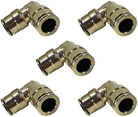 Misting Fittings (Push Lock Elbow 3/8 Inch-Pack of 5) by Mistcooling