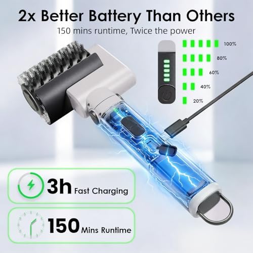 Electric Grill Brush for Outdoor Grill, Upgraded Electric BBQ Grill Cleaner - Image 3