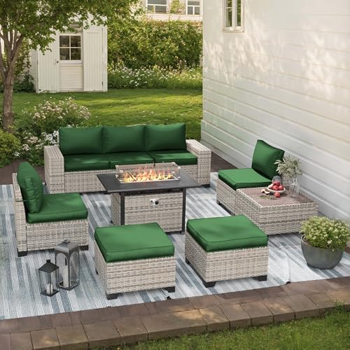 Outdoor Patio Furniture Set PE Wicker Rattan Outdoor Sectional Sofa by MuphyersPatioFurniture