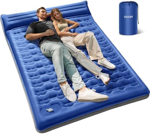 OGERY Double Sleeping Pad for Camping, 6" Extra-Thick Reinforced by OGERY