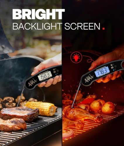 Meat Thermometer Digital, 1-2 Sec Instant Read, Grilling, Cooking, Food - Image 3