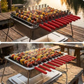    by  : precise heat control, silicone-handle square & flat skewers, charcoal starter tool​, tongs, BBQ gloves, and storage & travel bags. by NorthGrillsUS