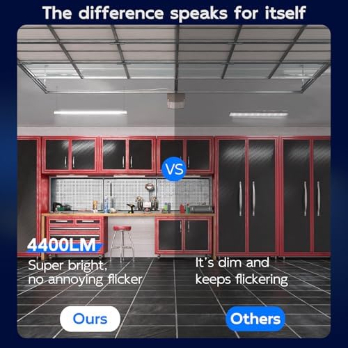 hykolity 4FT LED Shop Light, 42W [250W Equivalent],4400LM,5000K Daylight - Image 5