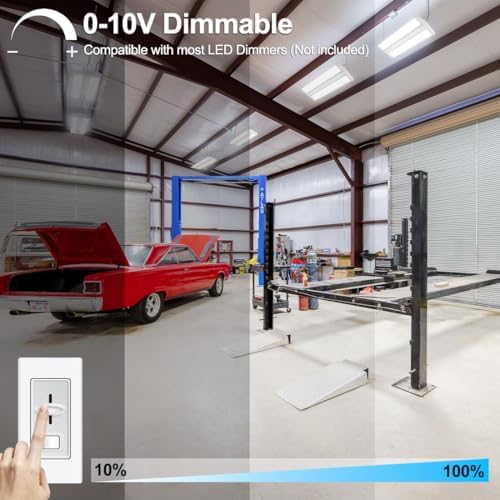 High Bay LED Shop Light 2-Pack 150W 21000LM 5000K Daylight - Image 3